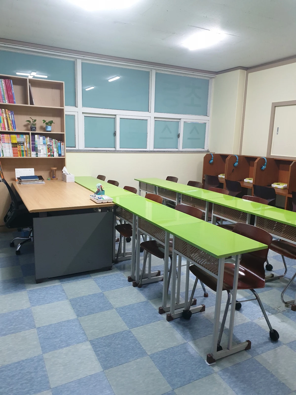 참조은학원 실제 교실 내부